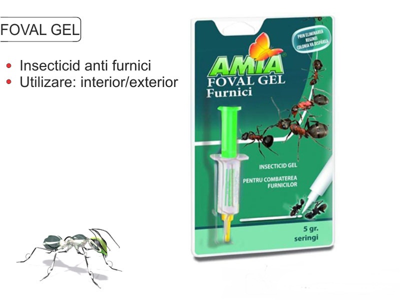 Insecticid gel impotriva furnicilor Foval 
